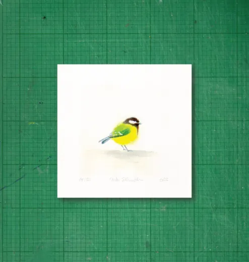 Gicléedruck mit Rand, signiert und nummeriert