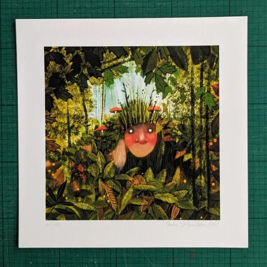 Giclée-Print mit Rand, signiert und nummeriert