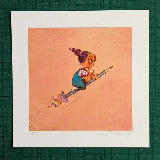 Gicléedruck, signiert und nummeriert