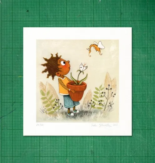 Gicléedruck, signiert und nummeriert