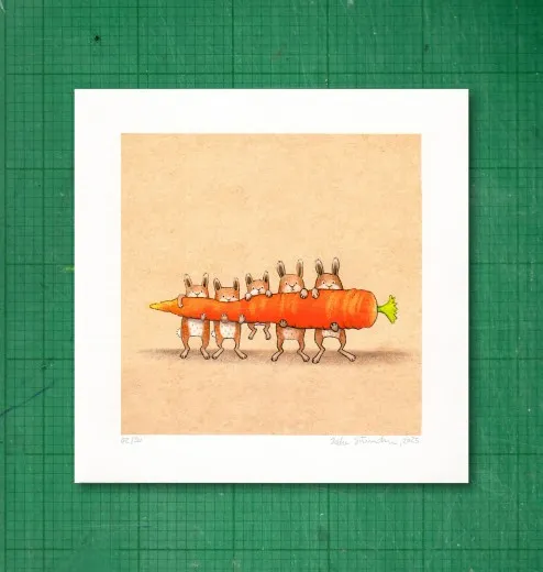 Gicléedruck, signiert und nummeriert