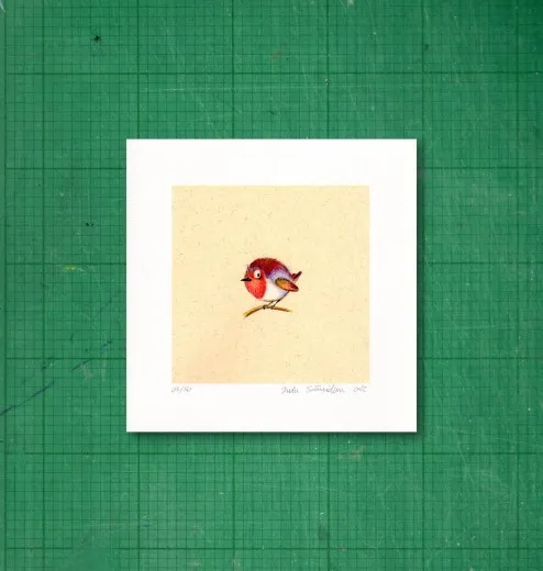 Gicléedruck mit Rand, signiert und nummeriert