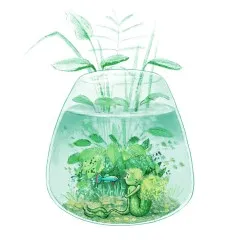 Meerjungfrau Wabi Kusa