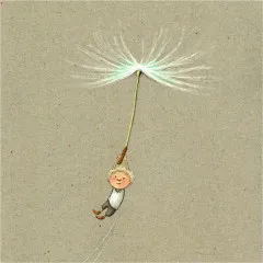 Junge mit Pusteblume