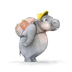 schüchternes Nilpferd